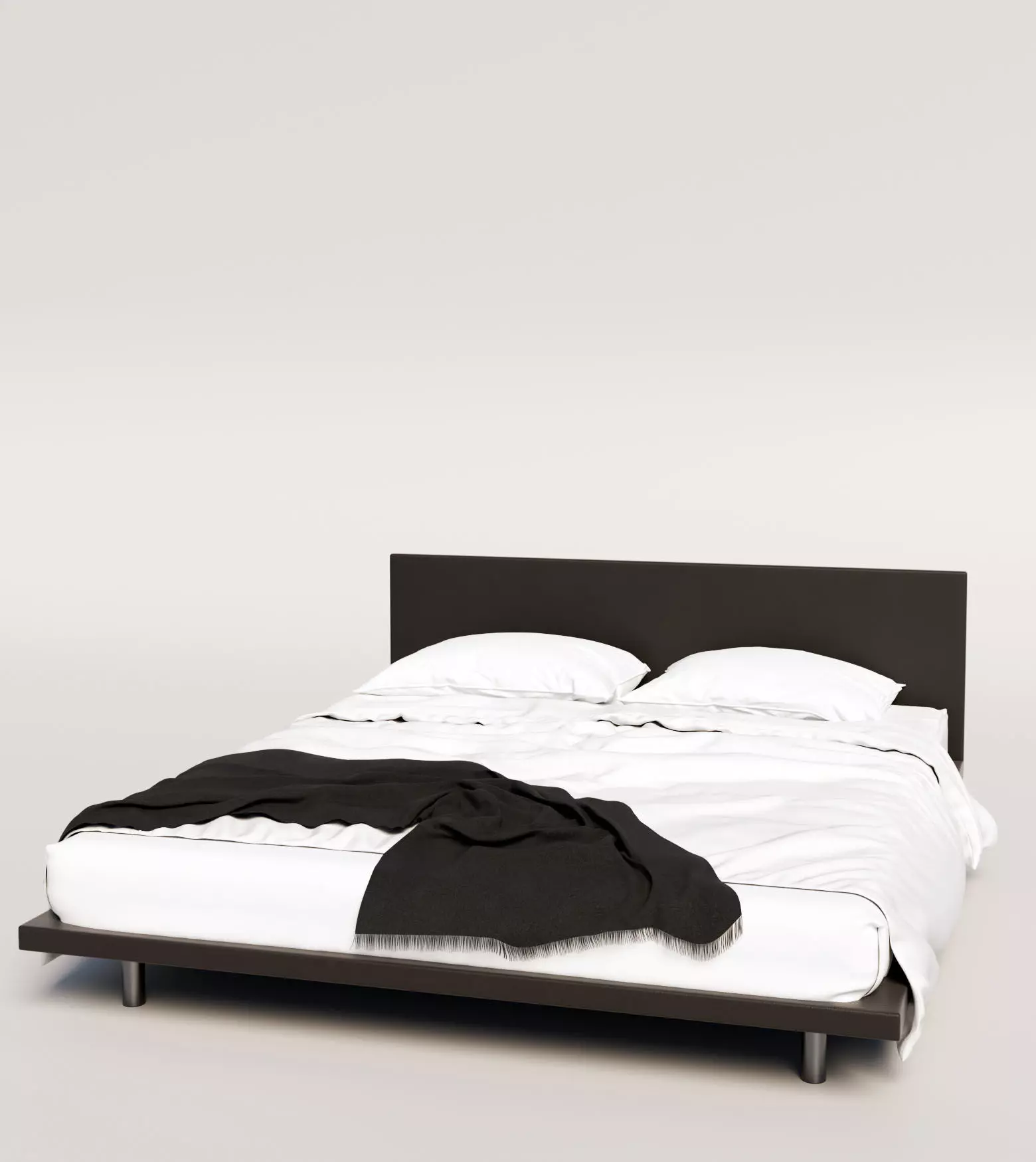 zannota leather bed Free 3D model