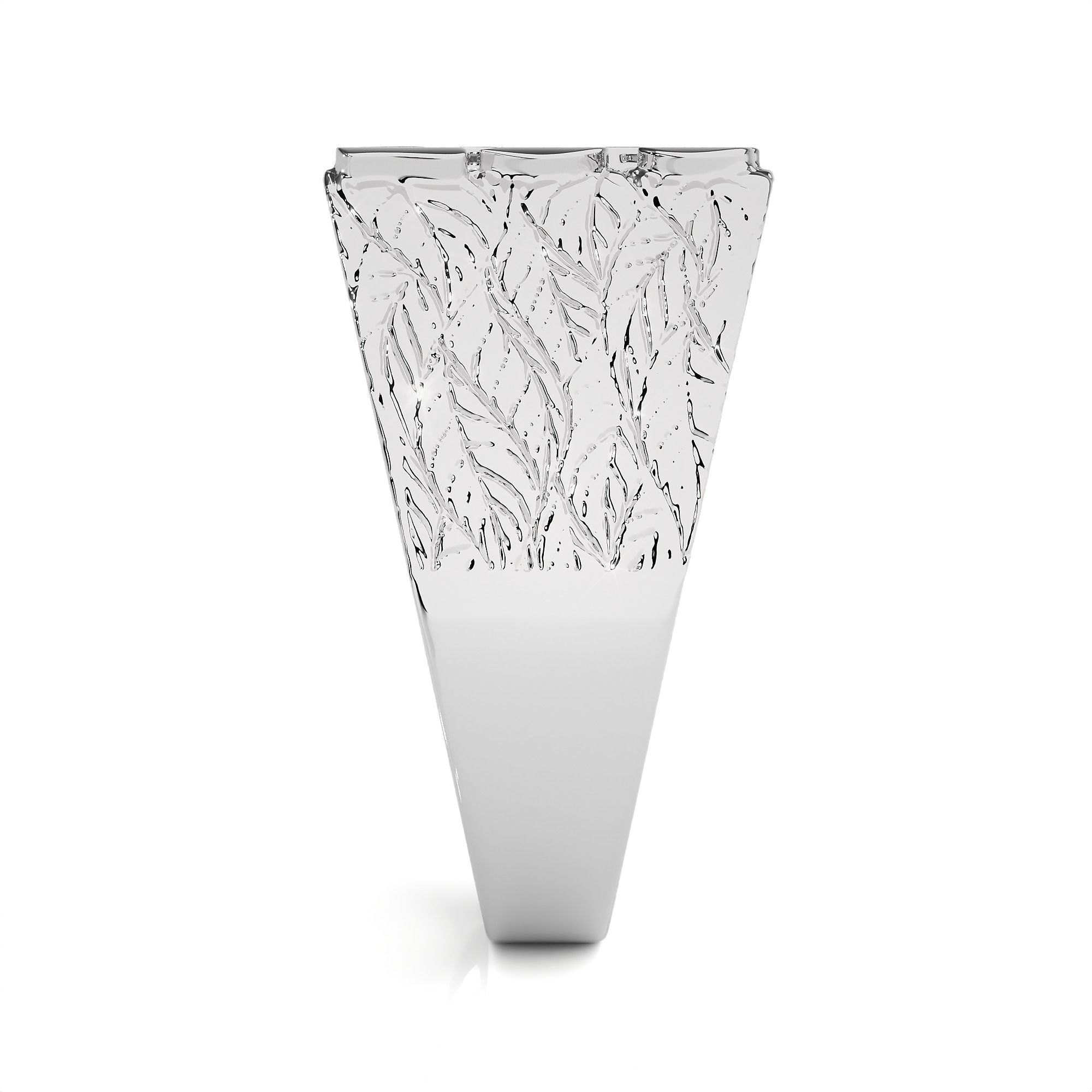 Mens Nugget Gold Ring 3D print model_8