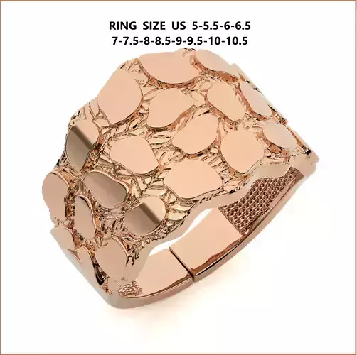 Mens Nugget Gold Ring Sizes