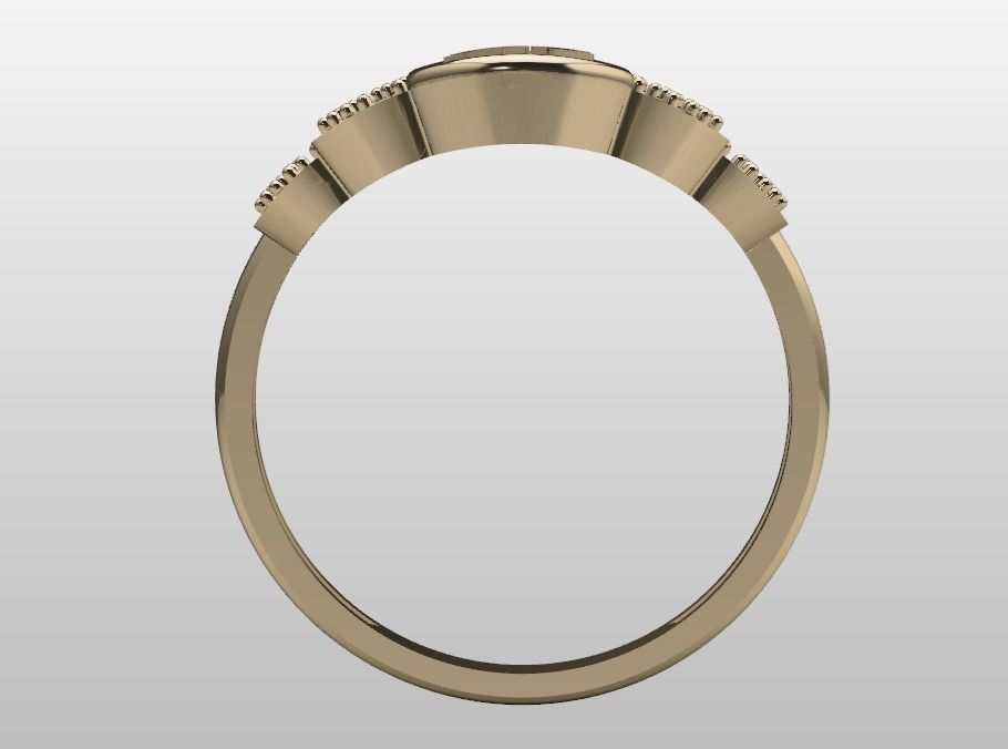 15 year old ring 3D model_2
