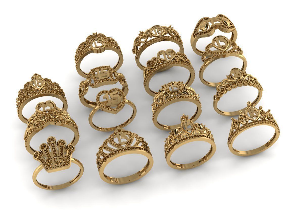 15 ring  3D model_5