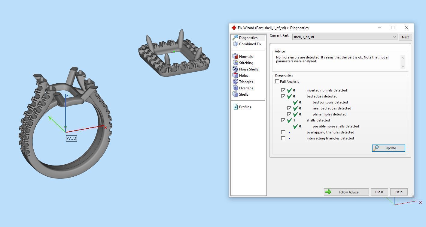 Ring  White Gold 3D print model_3