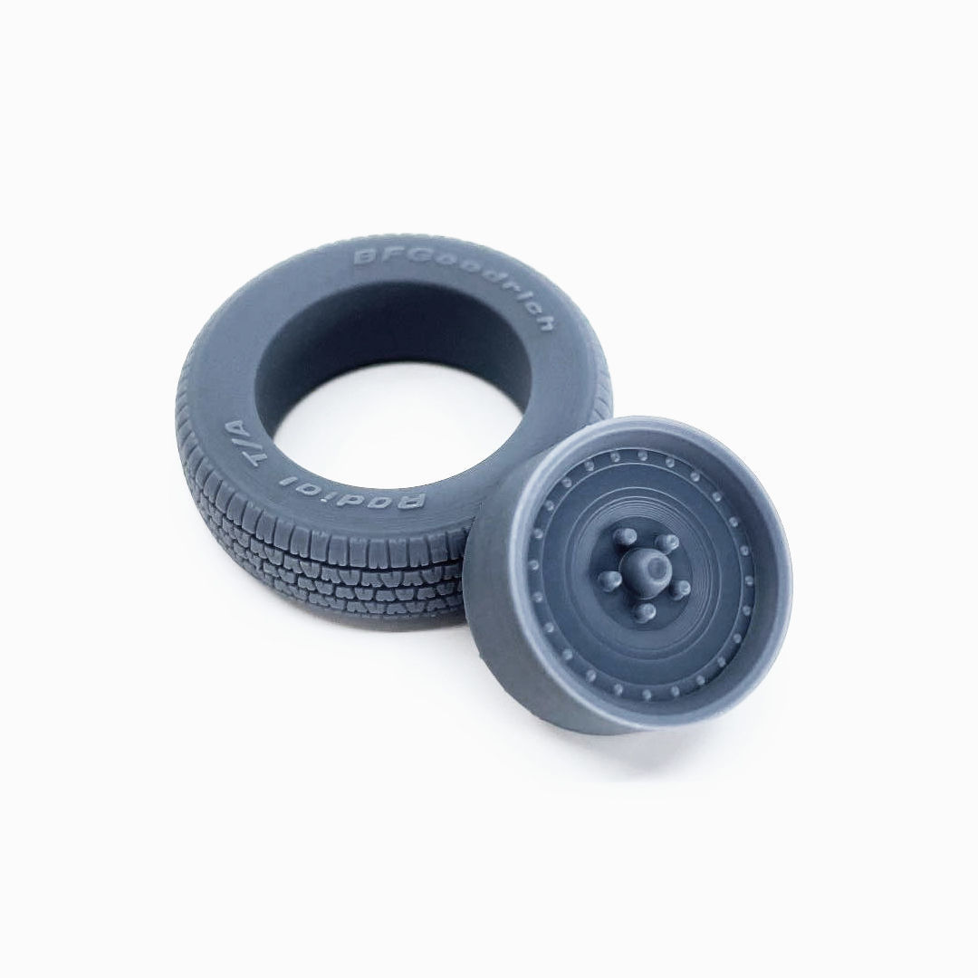 15x7 Centerline Auto Drag Wheel BFGoodrich Radial TA Tire 3D print model_5