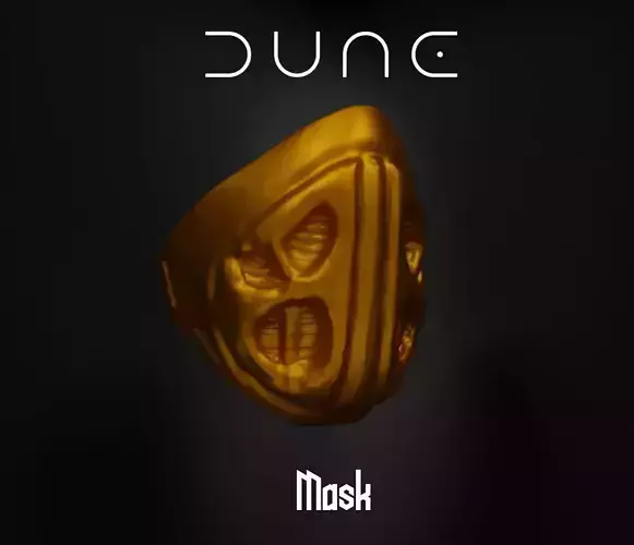 Dune Arrakis Face Mask -Dune Cosplay Helmet 3D print model