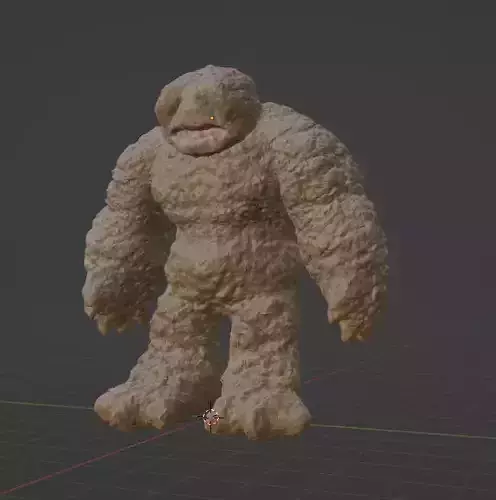 free stone golem titan model