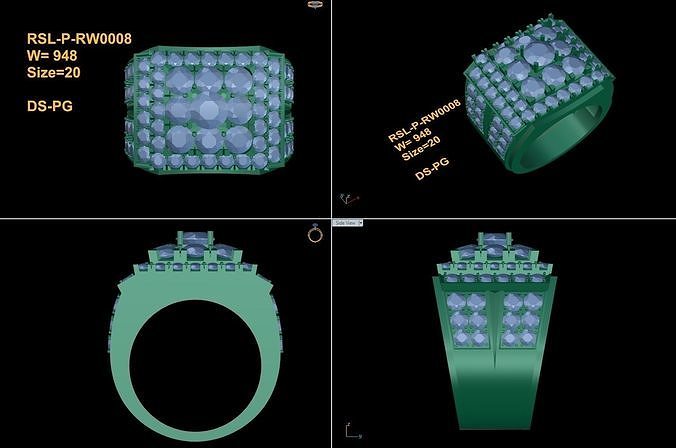 The Best Tango Men Ring 3D print model