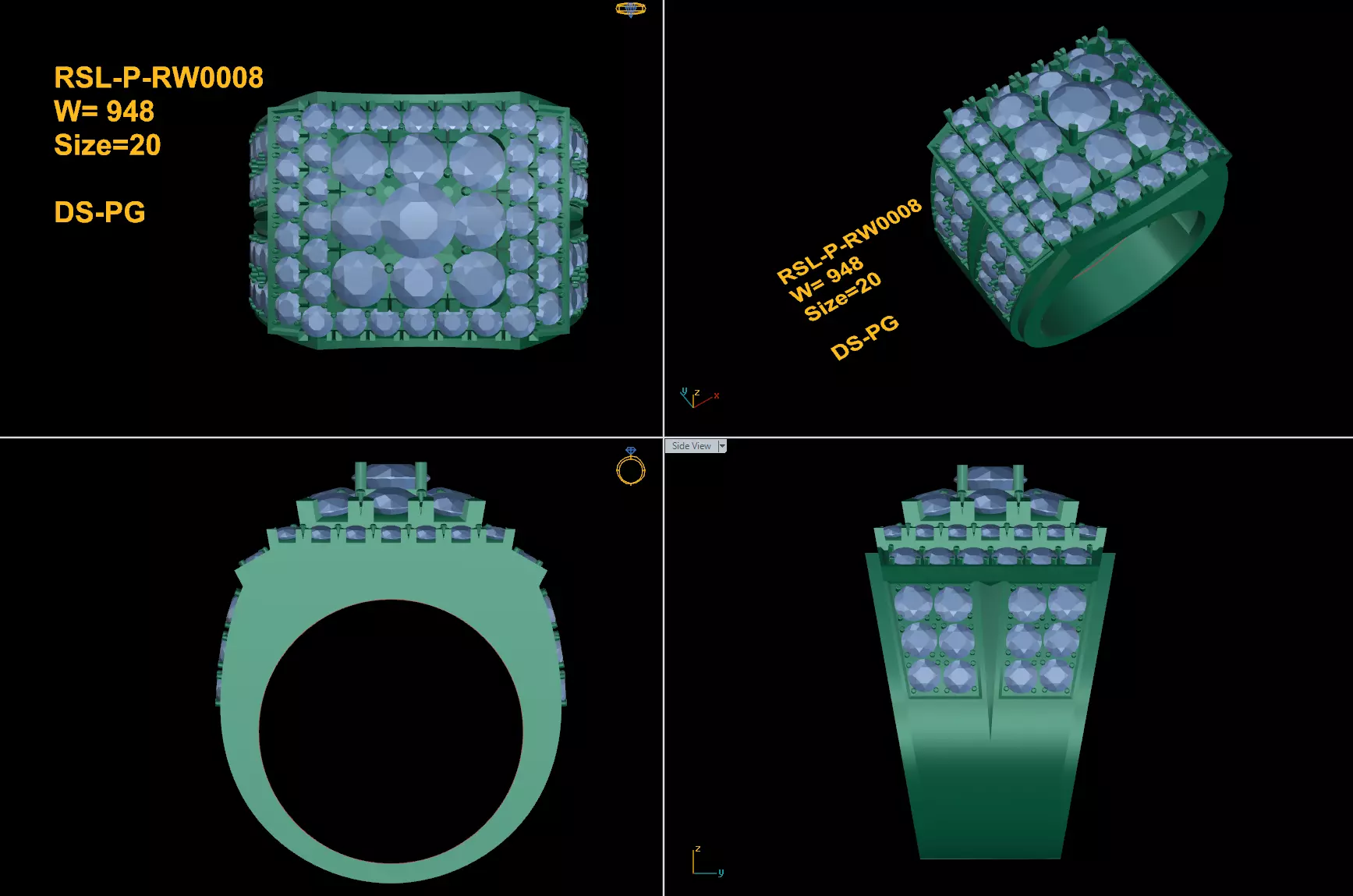 The Best Tango Men Ring 3D print model_0