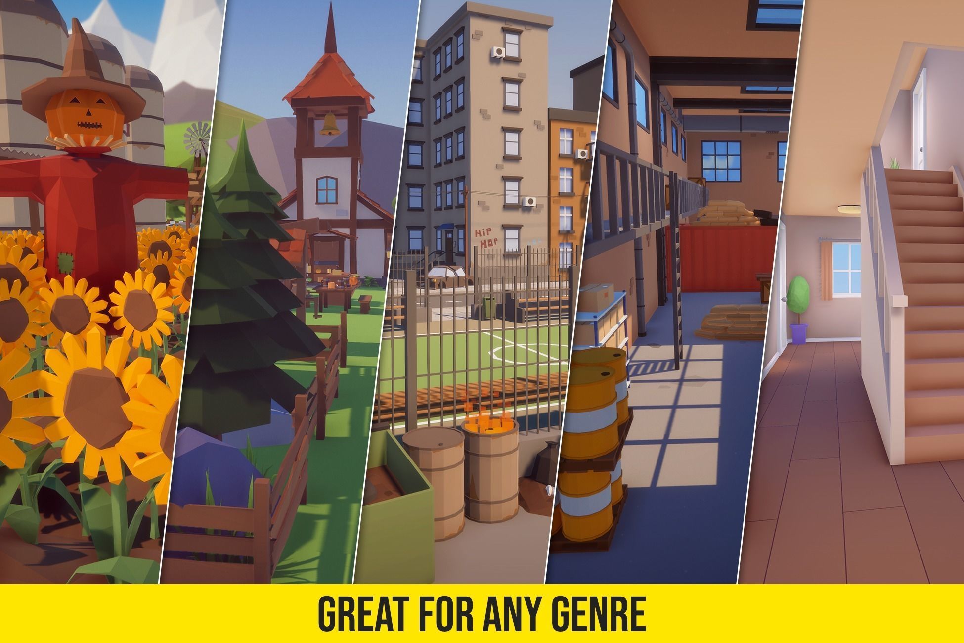 Low Poly Mega Bundle Low-poly 3D model_2