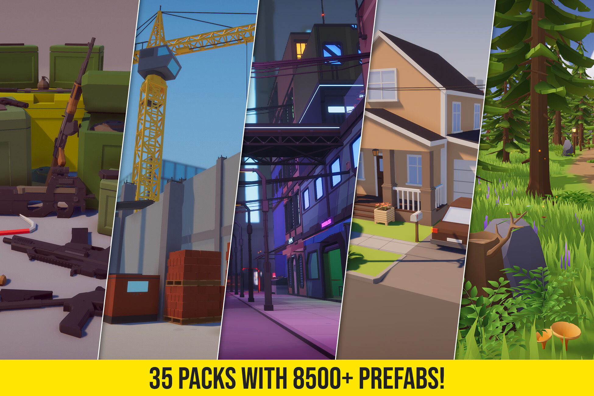 Low Poly Mega Bundle Low-poly 3D model_3