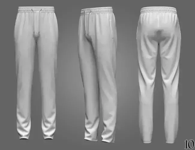 Mens Jogger 01 3D model