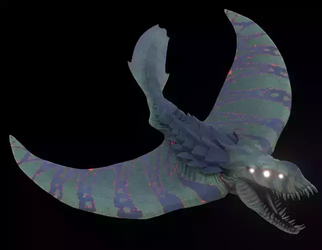 Fantasy Pack Flying Manta Monster