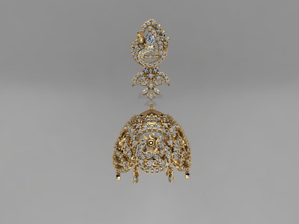 EARING STUDS 3D model_2