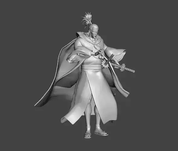 Atomic Samurai 3D Model 3D print model