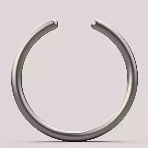 Lux ring silver gold sterling printable jewelry 3D model