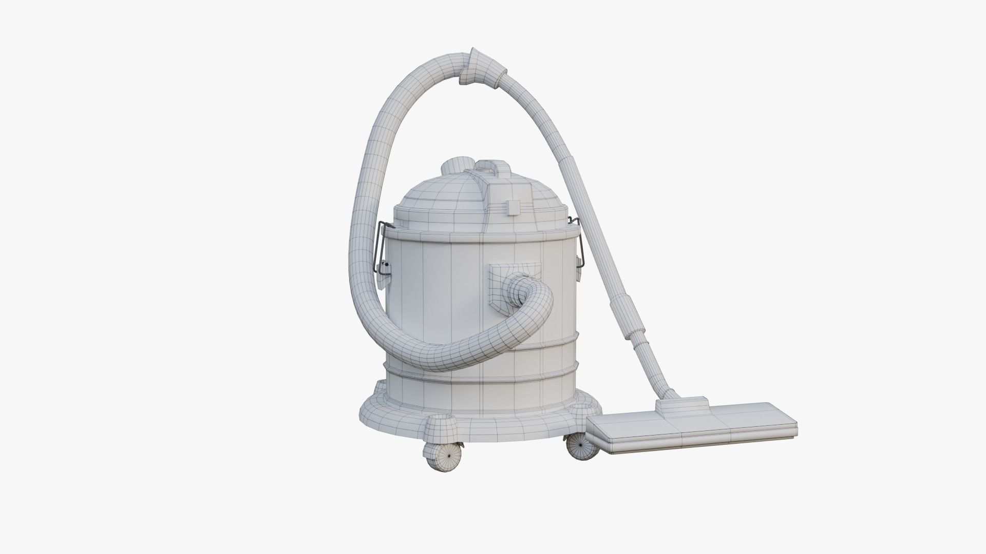 Vacuum Cleaner 3d model Low-poly 3D model_10