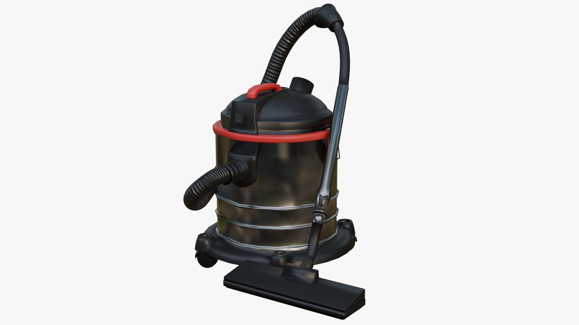 Vacuum Cleaner 3d model Low-poly 3D model_3