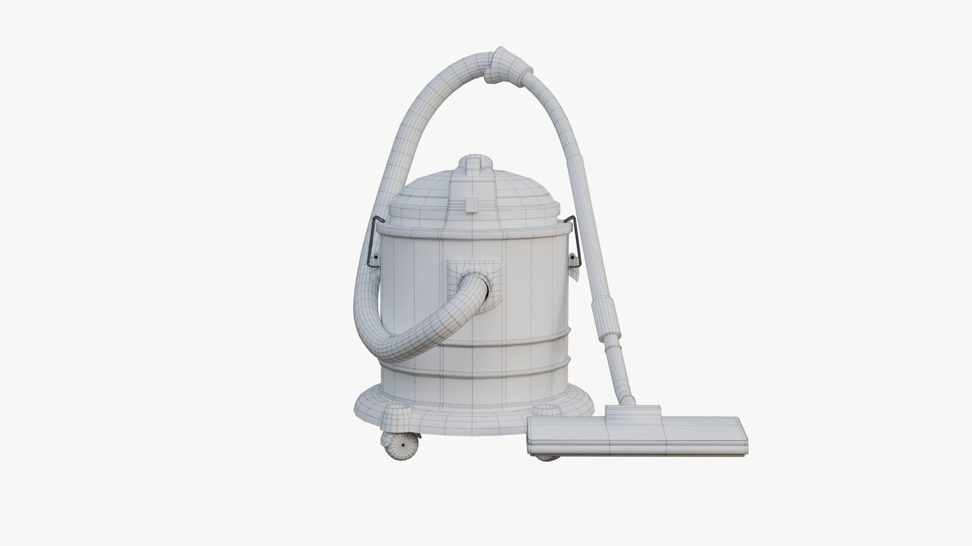 Vacuum Cleaner 3d model Low-poly 3D model_7