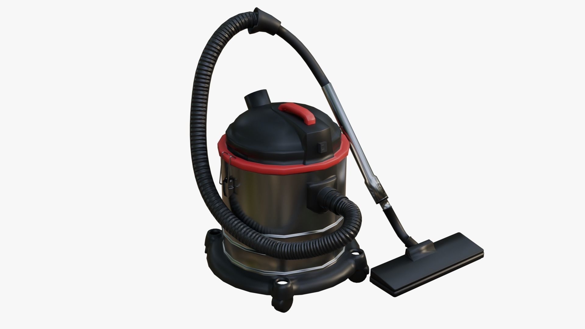 Vacuum Cleaner 3d model Low-poly 3D model_4