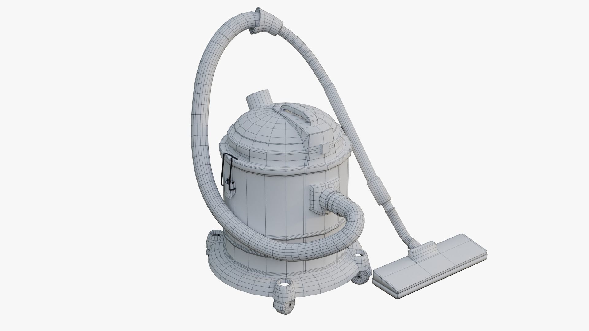 Vacuum Cleaner 3d model Low-poly 3D model_8