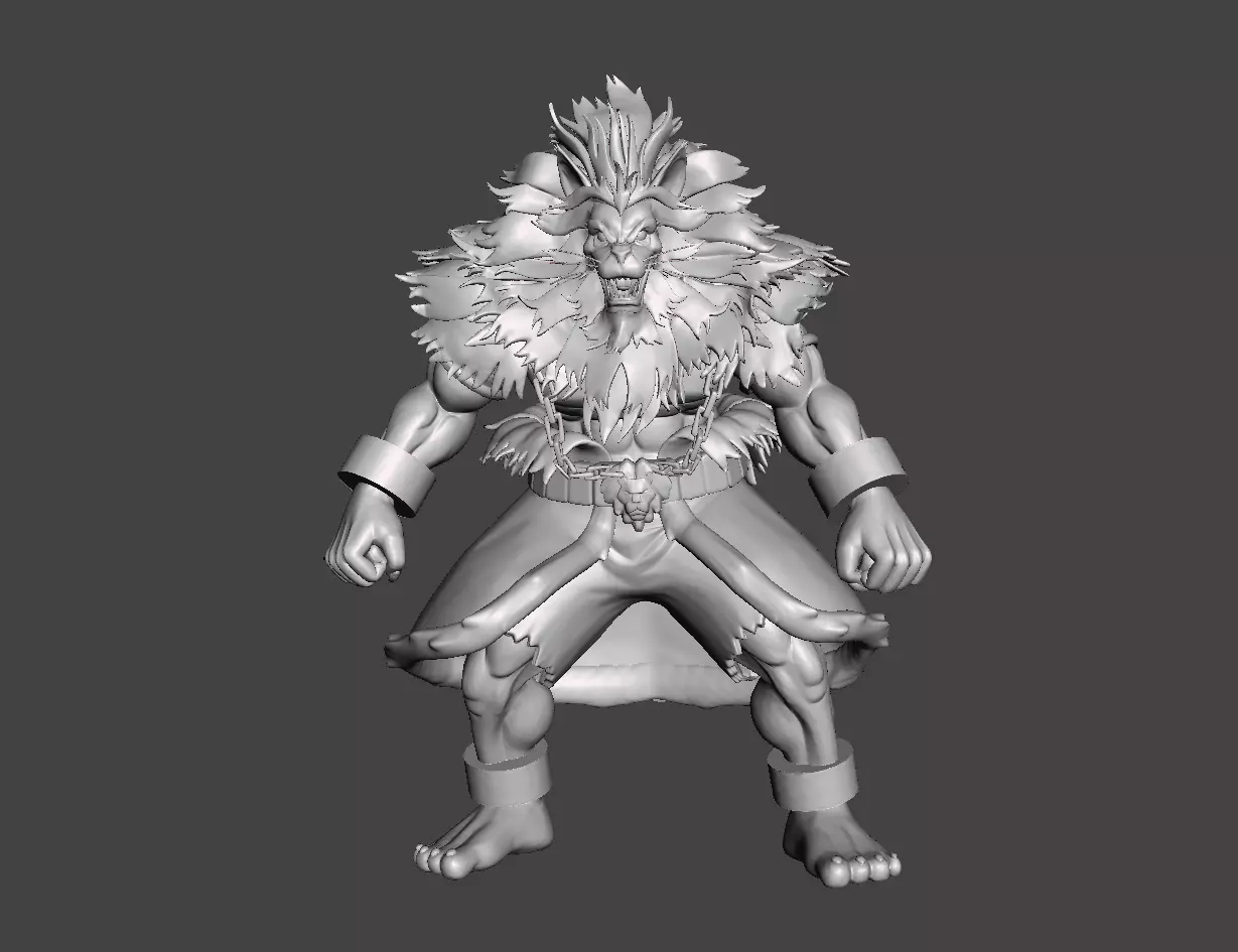 Beast King One punch man 3D Model 3D print model_0
