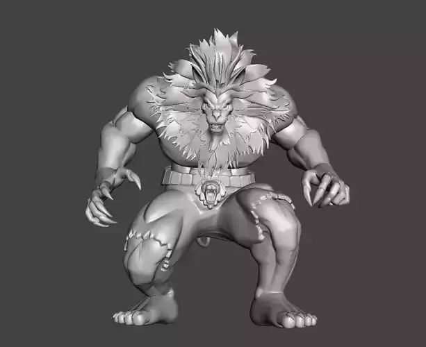 Beast King One punch man 3D Model 3D print model