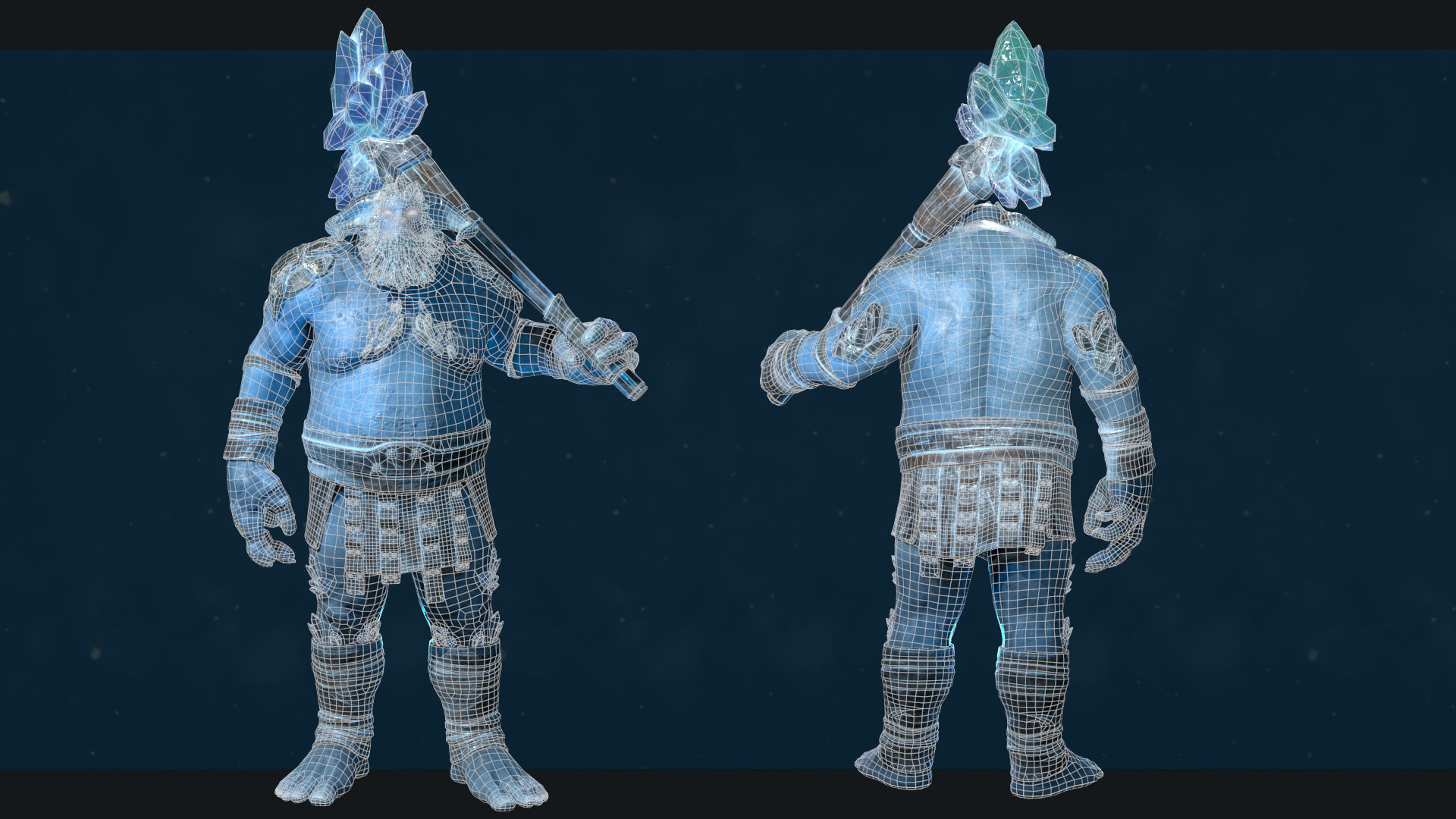 Cave Troll Low-poly 3D model_19