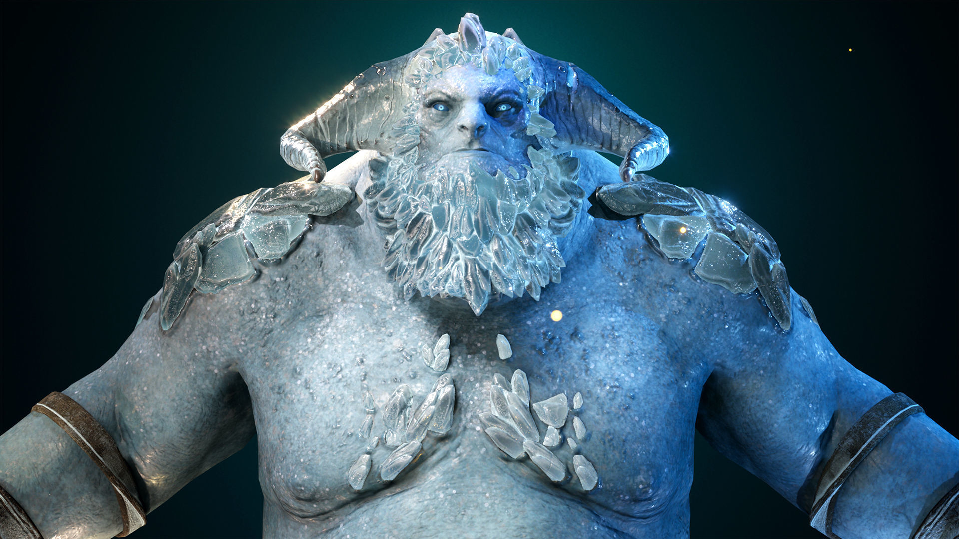 Cave Troll Low-poly 3D model_12