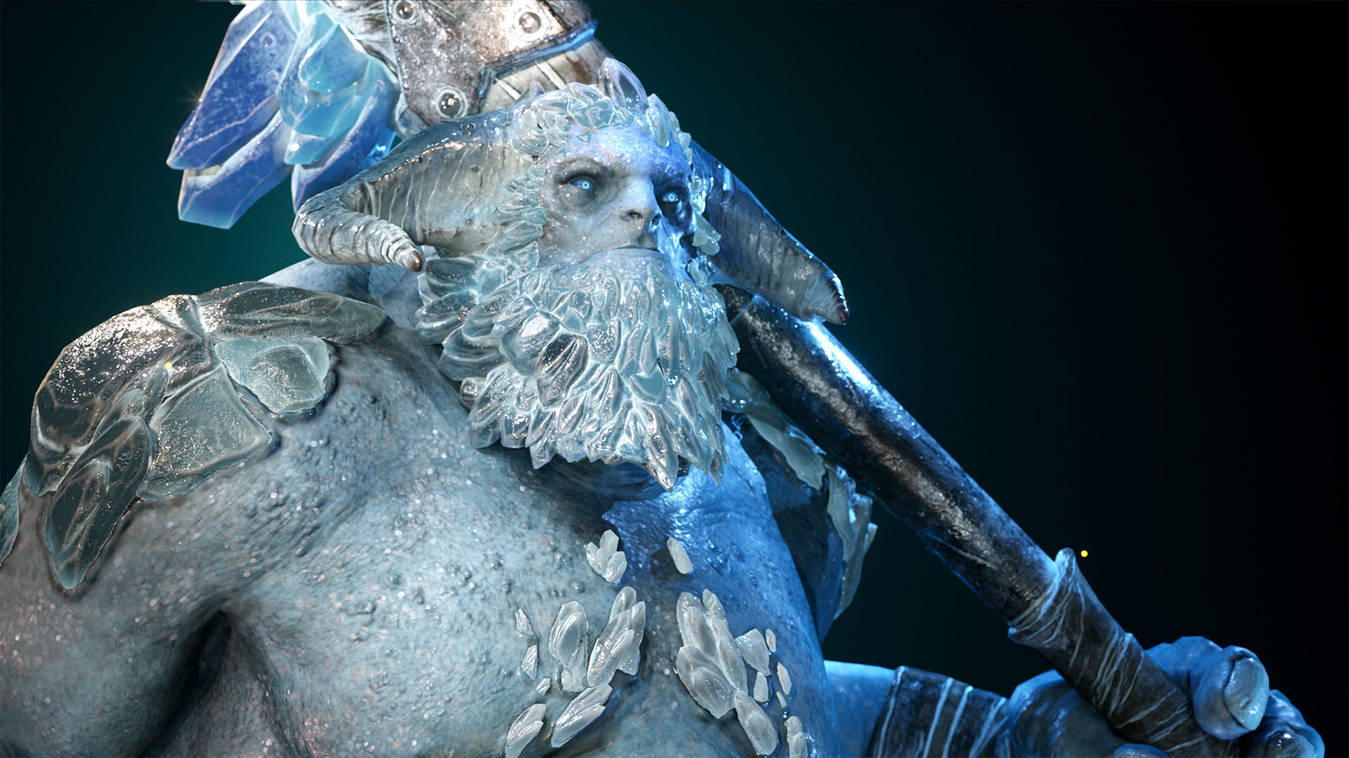 Cave Troll Low-poly 3D model_2