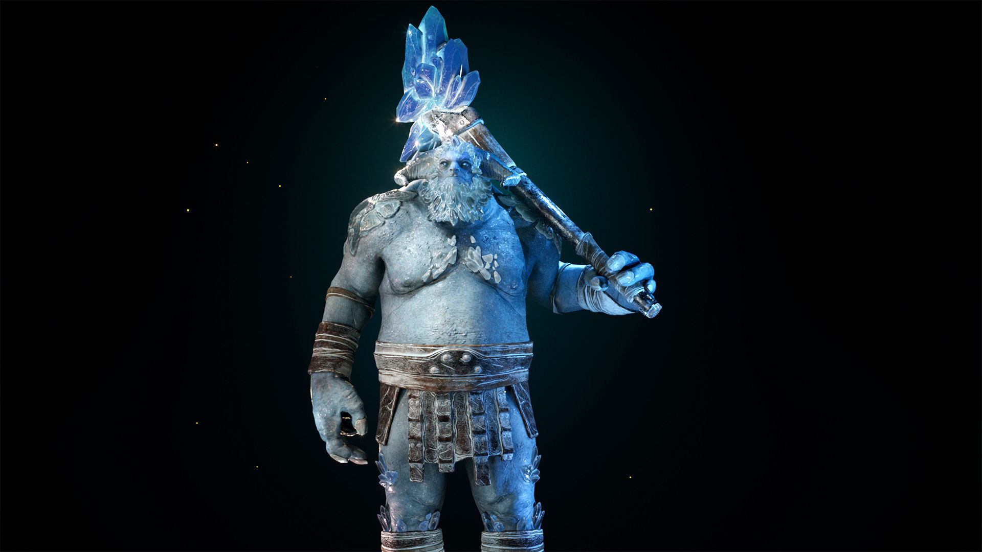 Cave Troll Low-poly 3D model_14