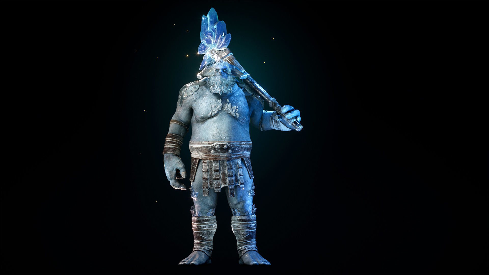 Cave Troll Low-poly 3D model_15