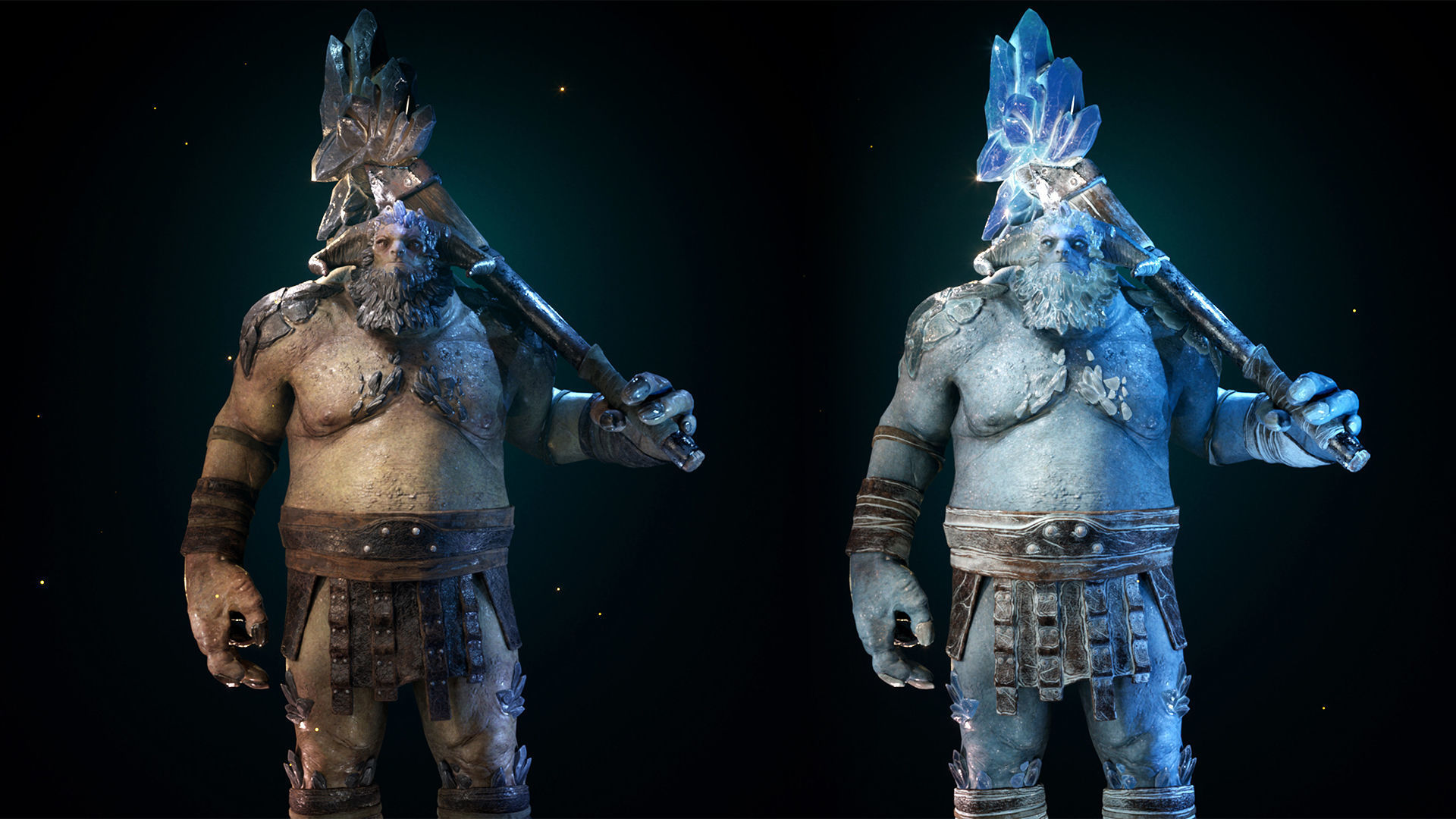 Cave Troll Low-poly 3D model_3