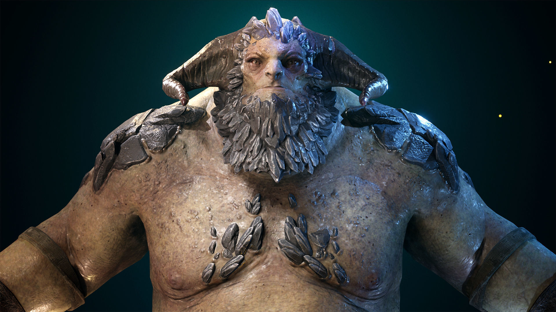 Cave Troll Low-poly 3D model_4