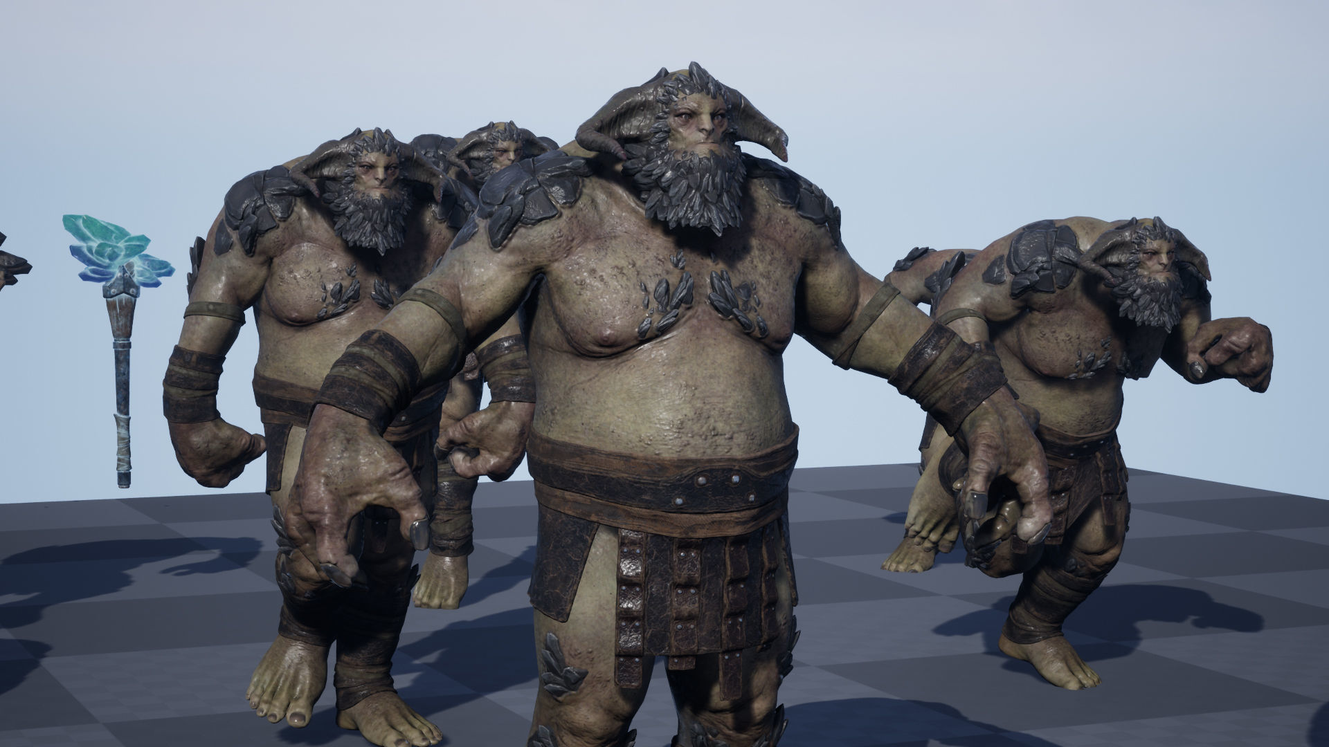 Cave Troll Low-poly 3D model_26