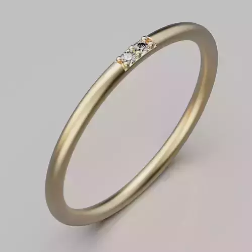 Lux ring silver gold sterling printable jewelry 3D model