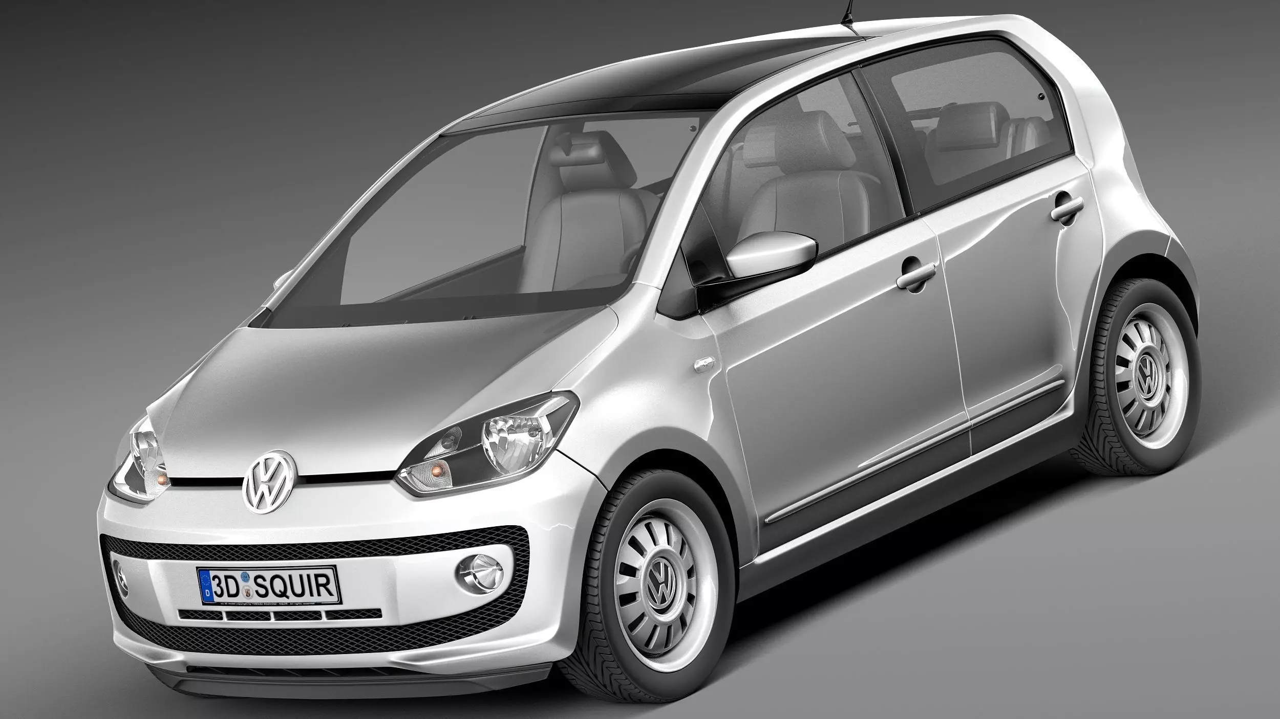 Volkswagen Up 2013 5-door 3D model | CGTrader
