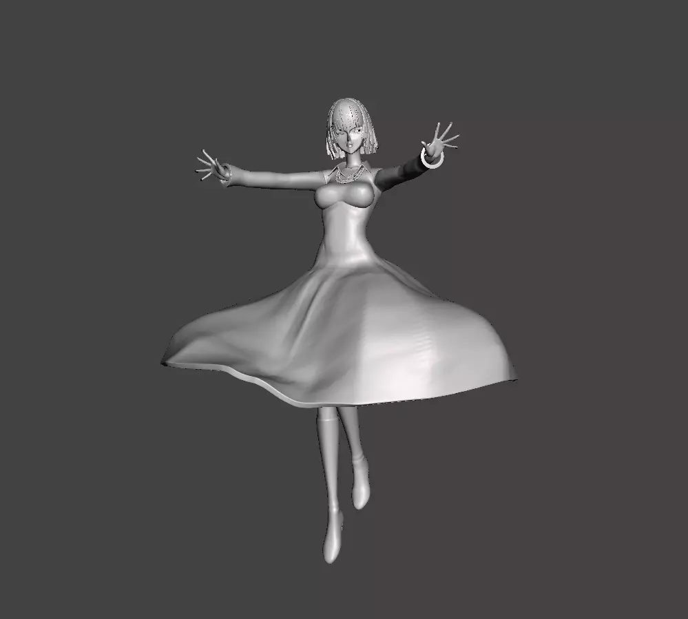 Fubuki Hellish Blizzard 3D Model 3D print model_0