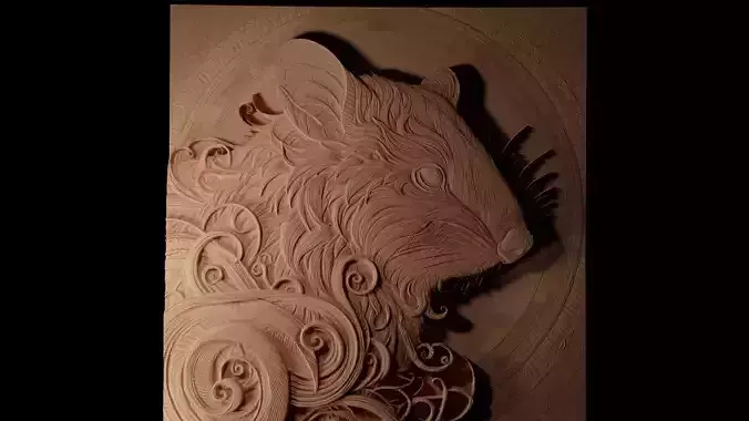 Numbat CNC 3d Print High Relief Sand Casting