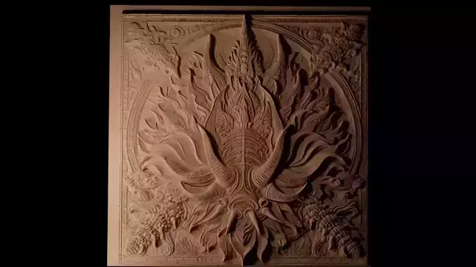 Nudibranch CNC 3d Print High Relief Sand Casting 3D print model