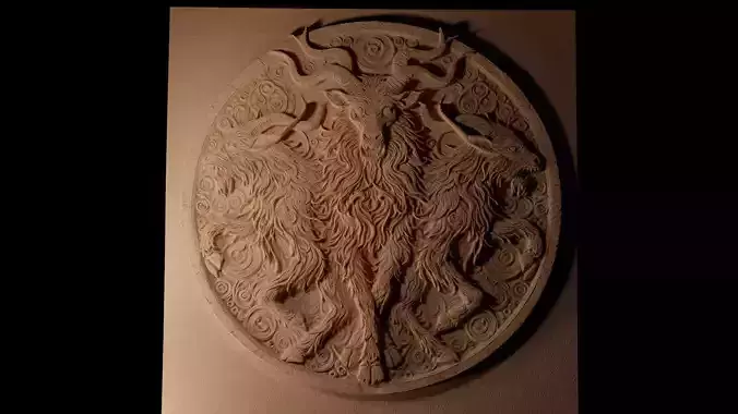 Nuckelavee CNC 3d Print High Relief Sand Casting