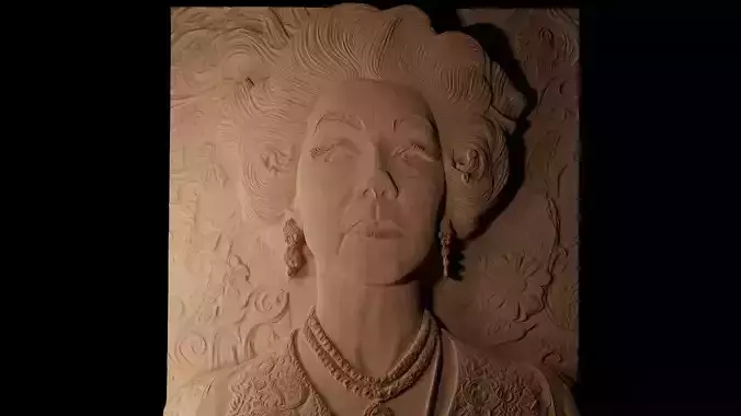 Norma Desmond CNC 3d Print High Relief Sand Casting