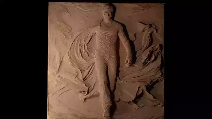 Neo The Matrix CNC 3d Print High Relief Sand Casting