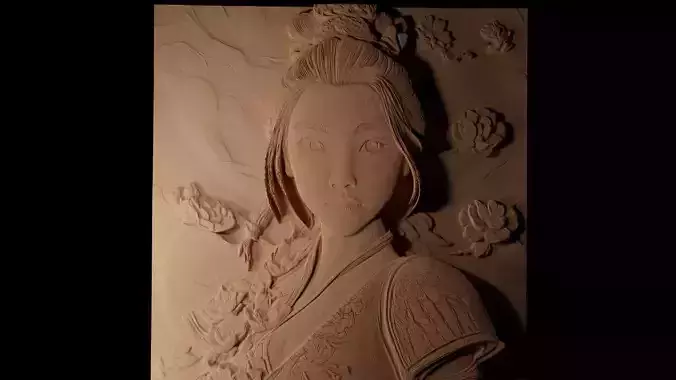 Mulan CNC 3d Print High Relief Sand Casting