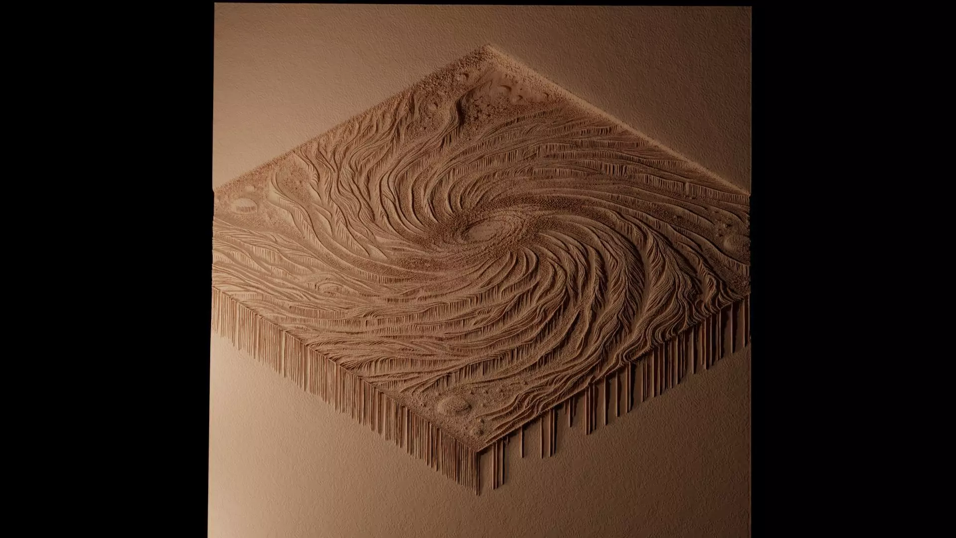 Milky Way CNC 3d Print High Relief Sand Casting 3D print model_0