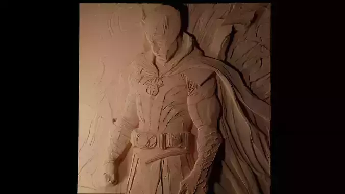 Magneto X-Men CNC 3d Print High Relief Sand Casting