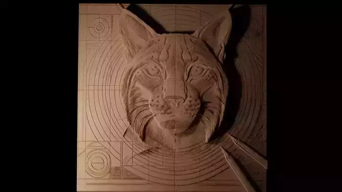 Lynx CNC 3d Print High Relief Sand Casting