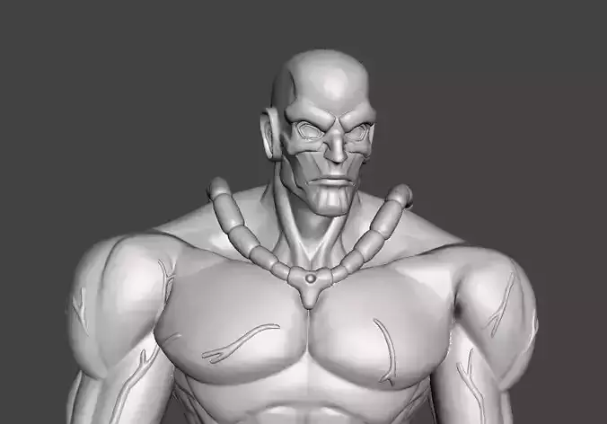 Marugori One punch man 3D Model 3D print model