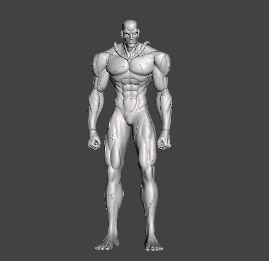 Marugori One punch man 3D Model 3D print model_2