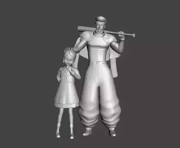 Metal Bat and Zenko 3D Model