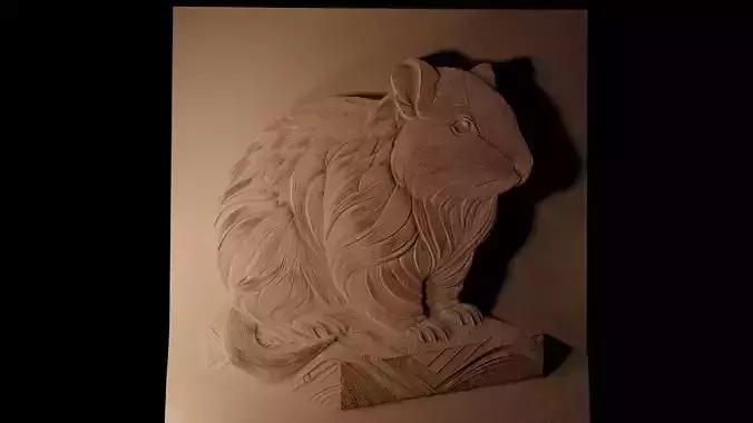 Lemming CNC 3d Print High Relief Sand Casting 3D print model