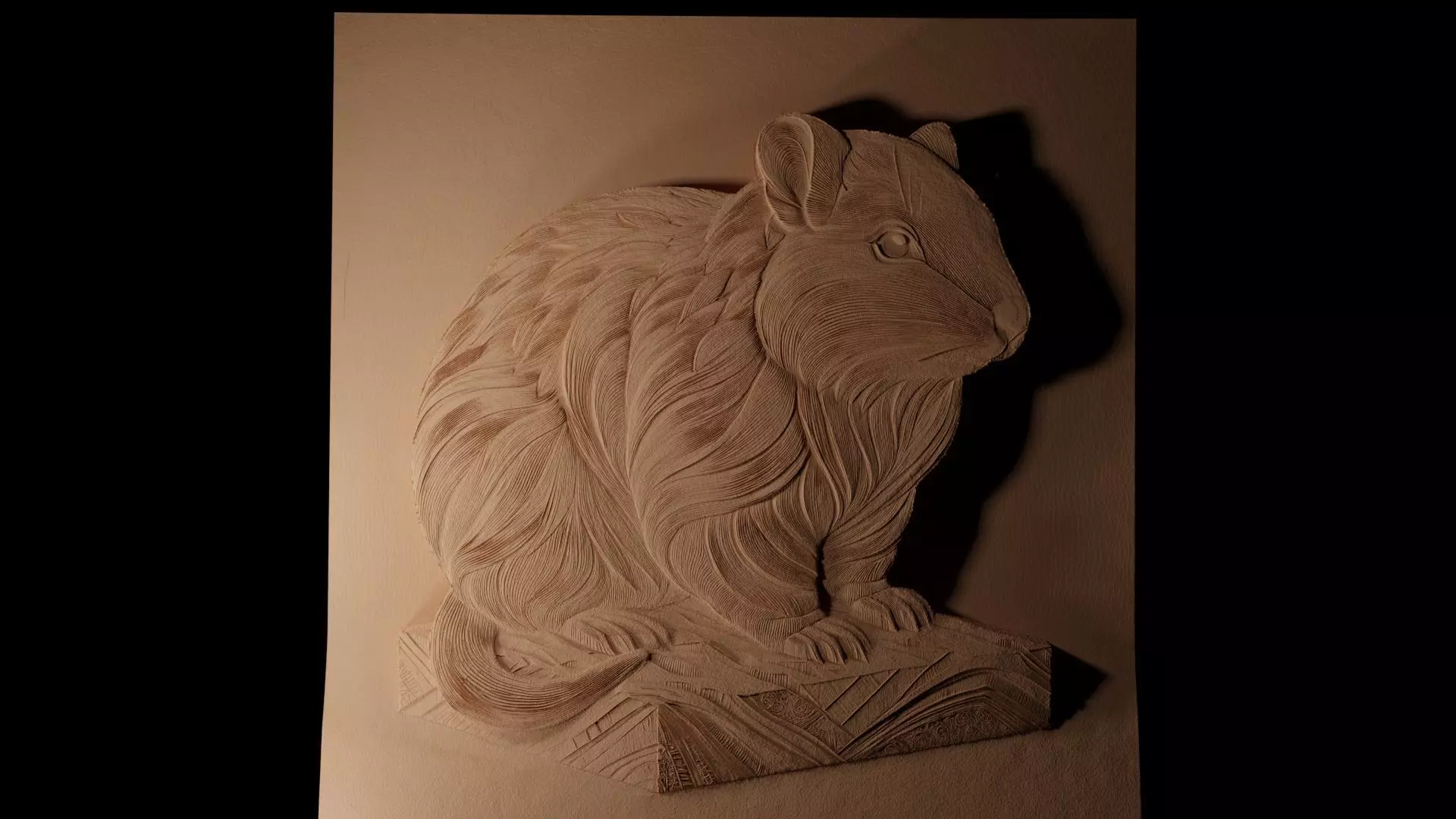 Lemming CNC 3d Print High Relief Sand Casting 3D print model_0